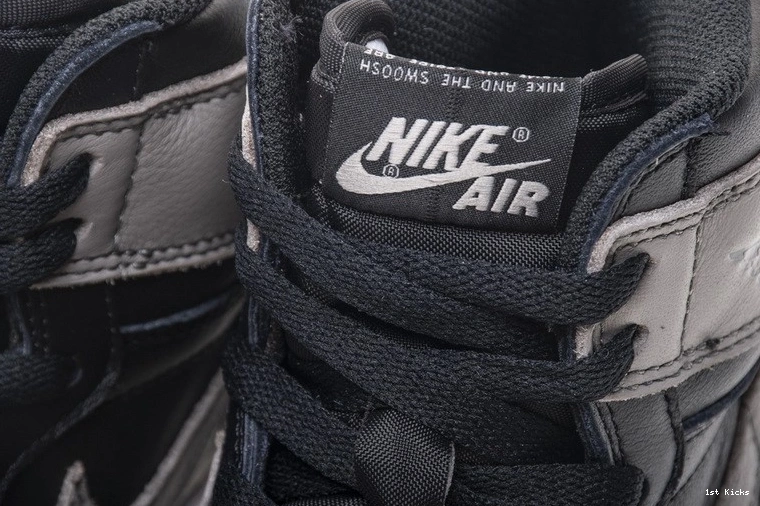 OG  1 555088-013 Retro Black Gray Air Shadow Jordan High 0313